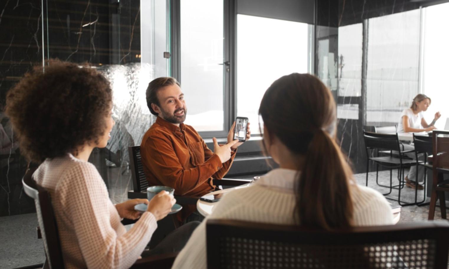 Professional financial planning session demonstrating forecasting techniques
